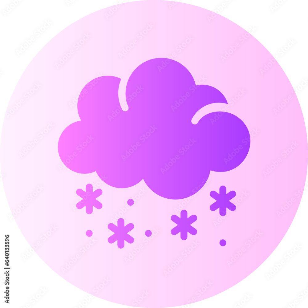 snow gradient icon