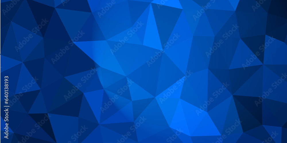 Obraz premium abstract blue background with triangles