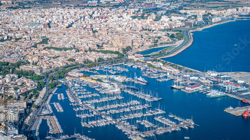aerial view  Palma de Mallorca