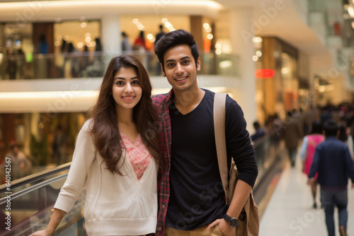 Young indian couple doing shopping together © PRASANNAPIX