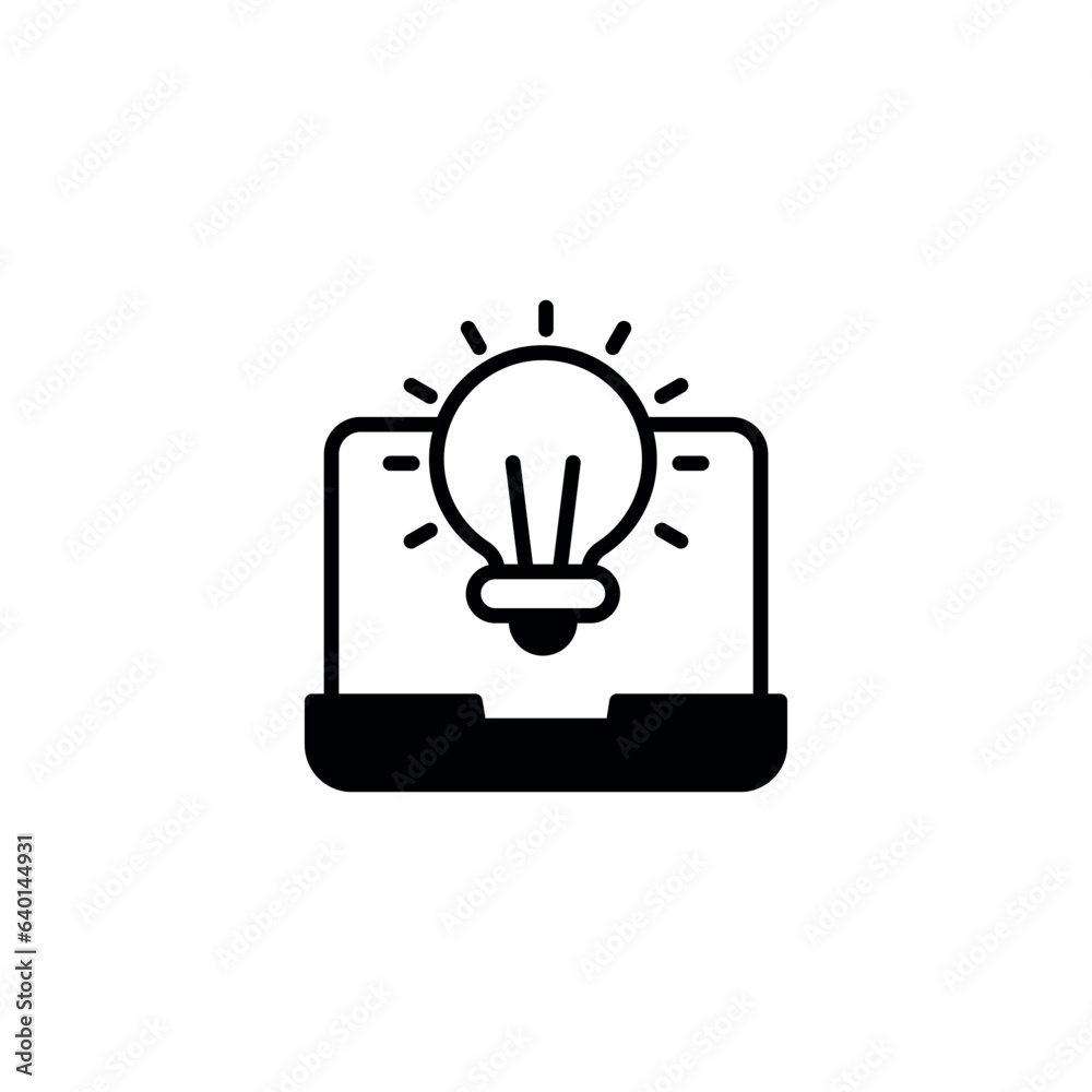 Idea icon design with white background stock illustration Idea icon design with white background stock illustration