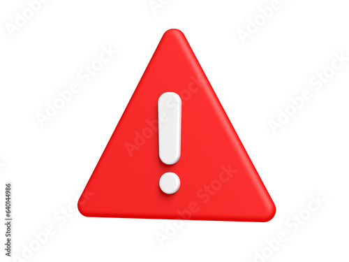 Fotografie Red warning sign