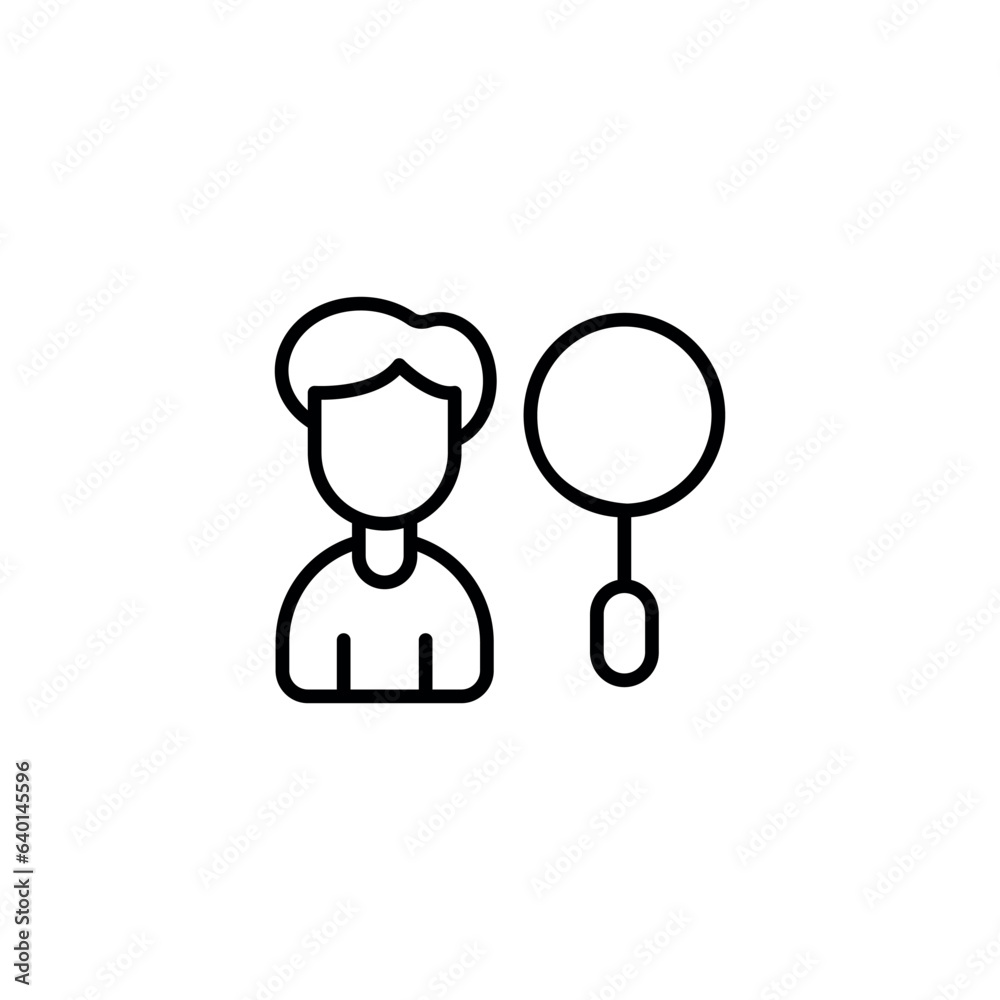 Audience icon design with white background stock illustration Audience icon design with white background stock illustration