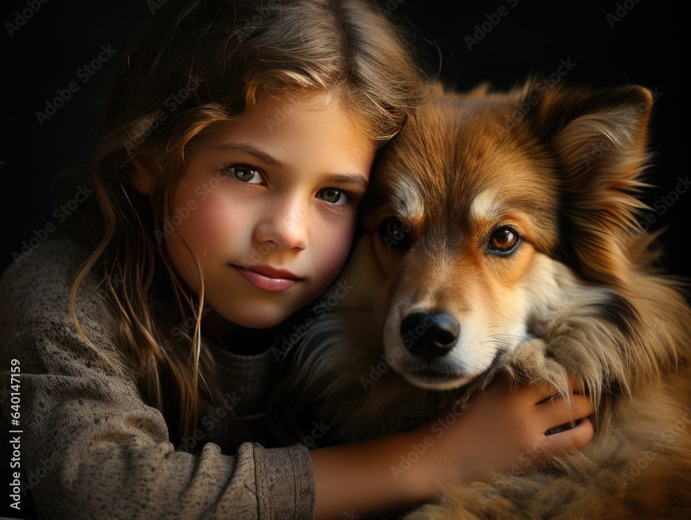 Portray the bond between a pet and its owner with a heartwarming shot, using natural lighting and an emotional style of photograph to convey the love and companionship Portray the bond between a pet and its owner with a heartwarming shot, using natural lighting and an emotional style of photograph to convey the love and companionship