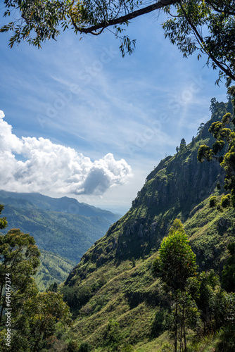 Little Adam s Peak landscape during a sunny day in Ella  Sri Lanka