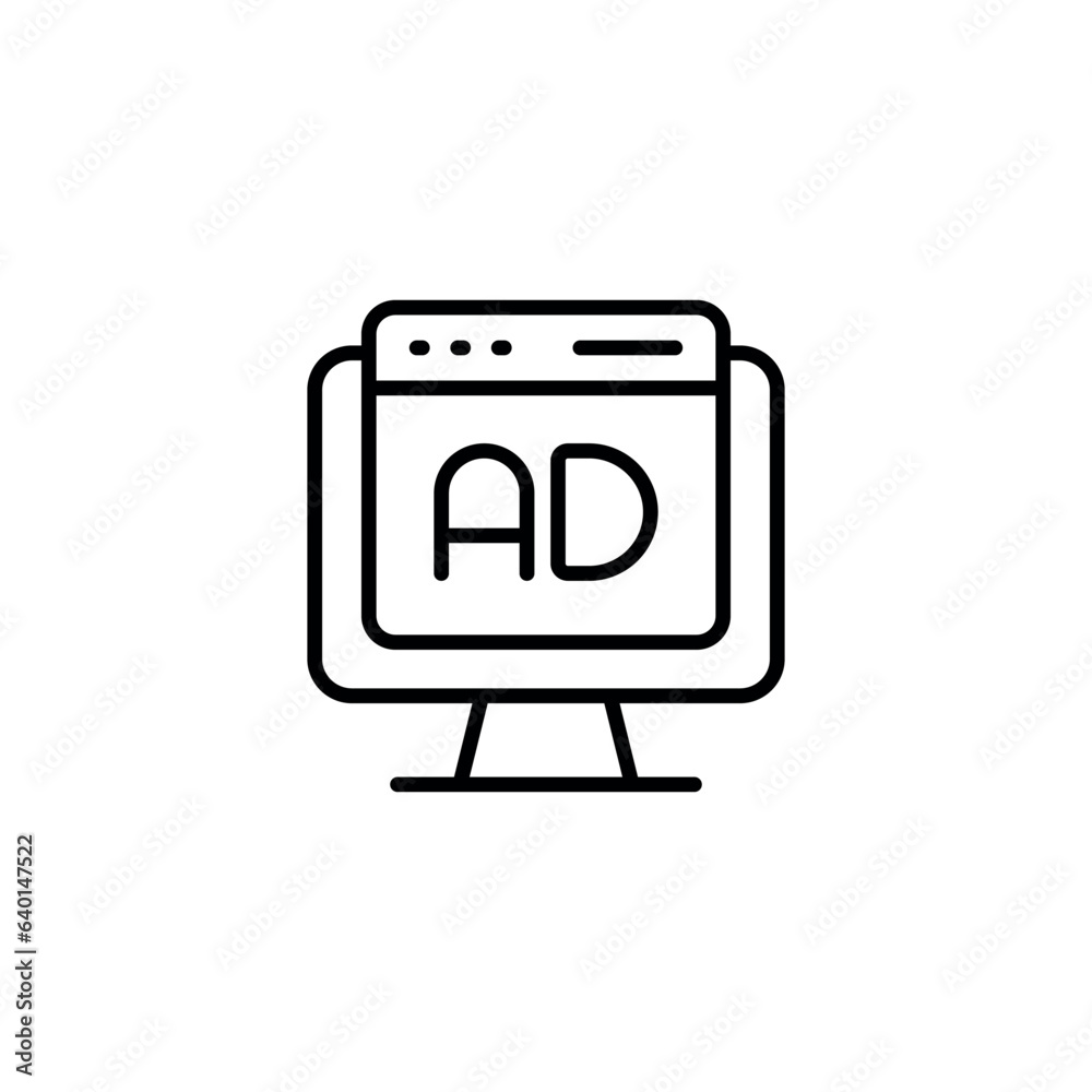 Web Promotion icon design with white background stock illustration Web Promotion icon design with white background stock illustration