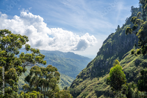 Little Adam s Peak landscape during a sunny day in Ella  Sri Lanka