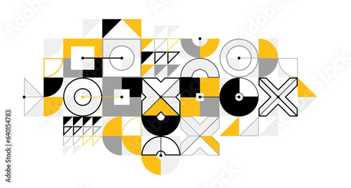 Abstract geometric pattern vector background isolated, tech style engine looks like composition, engineering draft style pattern, mechanism.