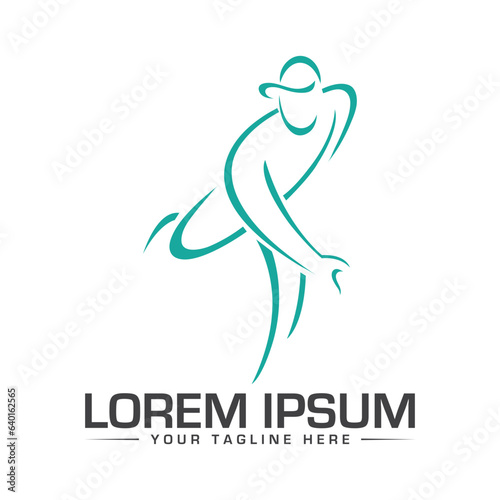 Cricket Game logo design Unique Logo design