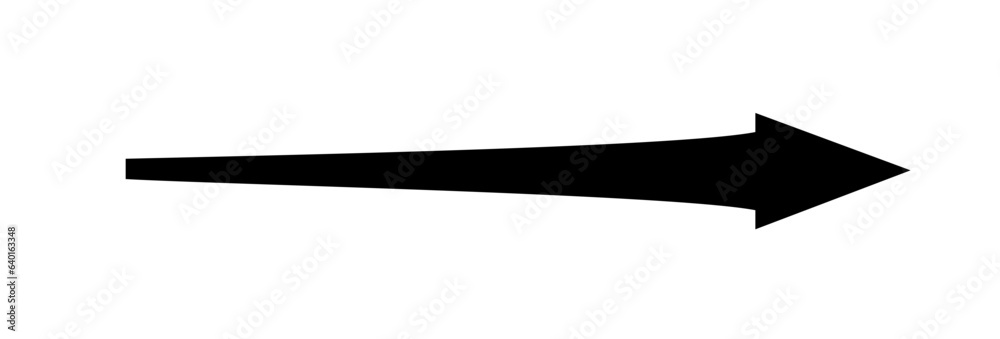 Black arrow pointing right. Arrow shape element. Vector Black arrow pointing right. Arrow shape element. Vector