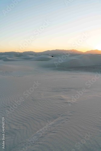 White Sands National Park During Sunset