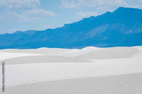 The Landscape of White Sands National Park in Summer photo