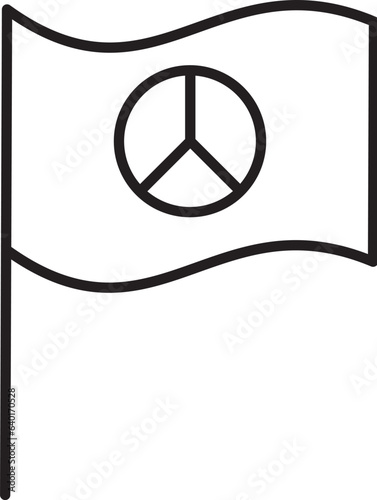 peace flag icon