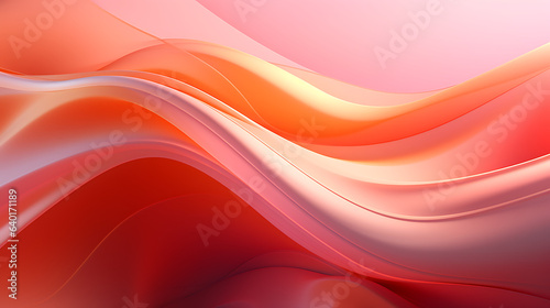 abstract silk and soft wavy background. - Pink and orange