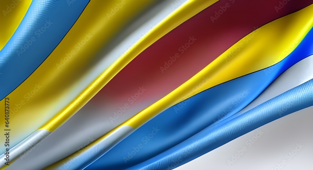 Fototapeta premium blue and yellow - generative ai