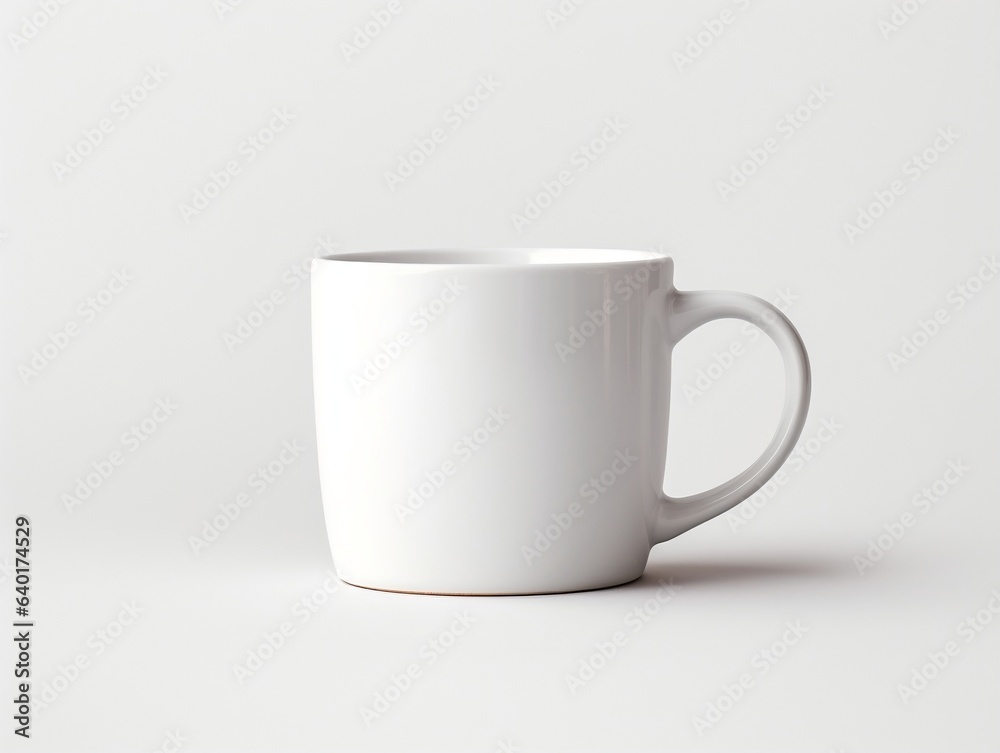 Fototapeta premium Mug mockup with isolated background generative ai