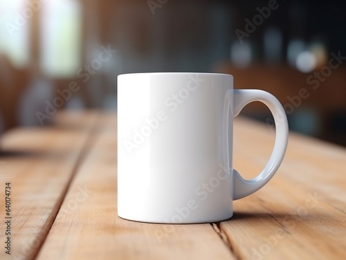 Mug mockup with isolated background generative ai