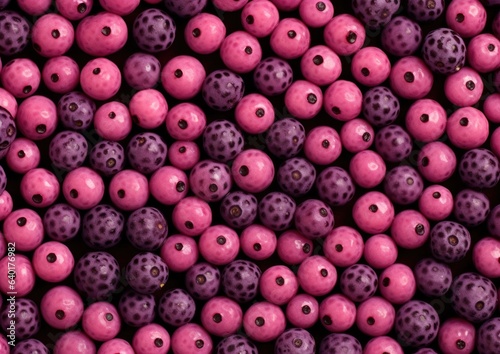 Professional photography of Pattern of Chokeberries fruits. Gene