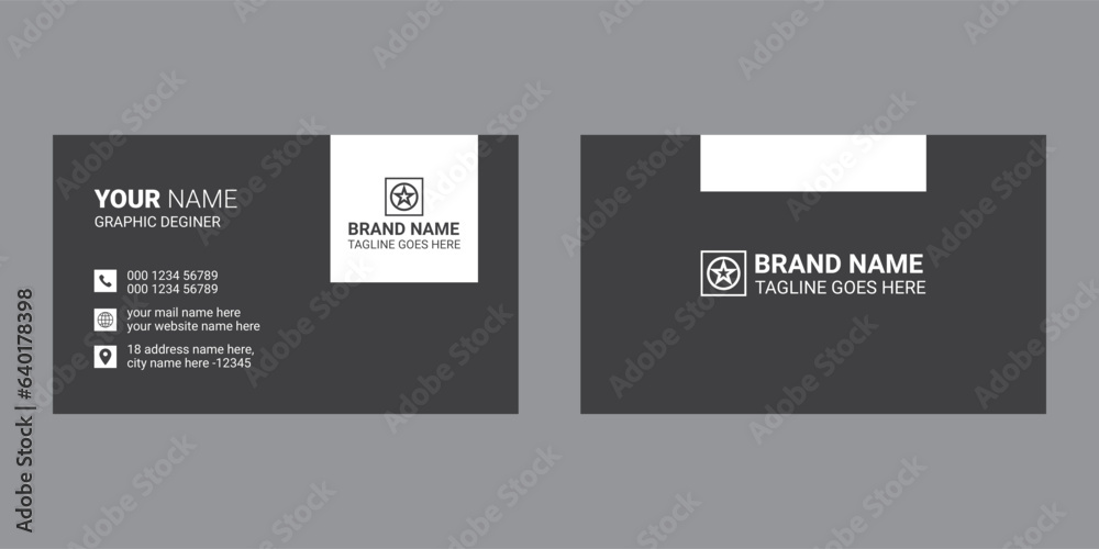 Simple business card design for corporate business,
professional, personal and modern visiting card design. Simple business card design for corporate business,
professional, personal and modern visiting card design.