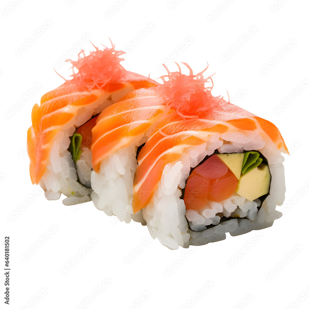 Maki sushi food isolated Maki sushi food isolated