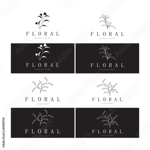 Elegant floral and leaf frame. Delicate botanical vector illustration for labels, spas, corporate identity, and wedding invitations