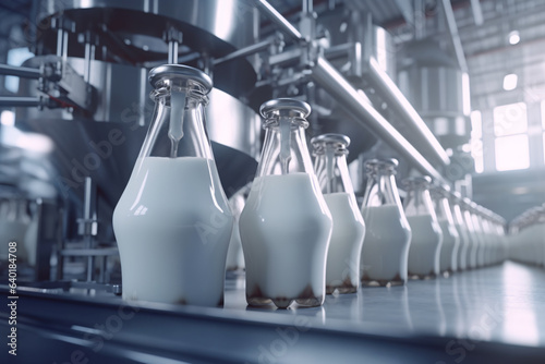 Modern milk packaging factory