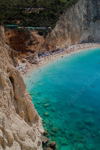 Porto Katsiki beach at Lefkada island, Greece