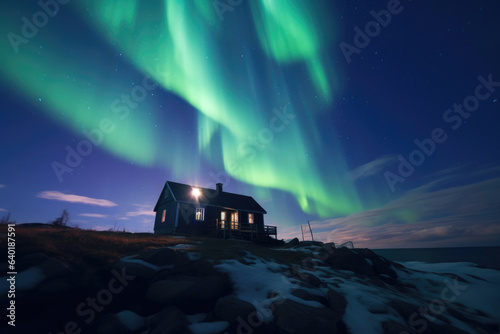 Ethereal Nightscapes: Radiant Northern Lights