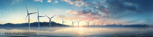 Power electricity wind environment ocean eco windmill renewable turbine energy