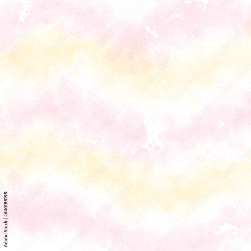 Tie dye pattern. Yellow and pink abstract watercolor background. Ink splash watercolor. Tie dye pattern. Yellow and pink abstract watercolor background. Ink splash watercolor.