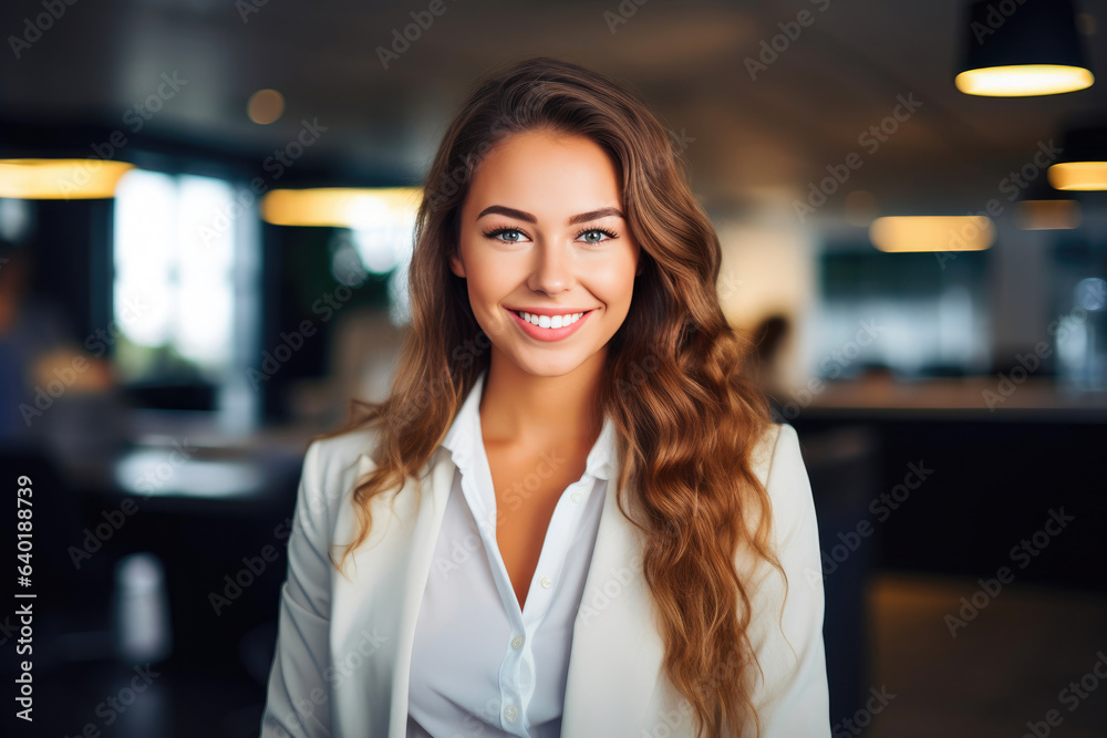 Successful Businesswoman with a Warm Smile