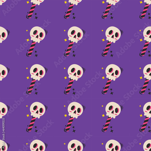 Halloween vector pattern. Endless texture can be used for wallpaper, fill pattern, background.