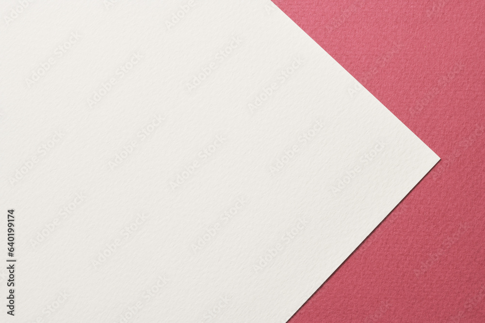 Rough kraft paper background, paper texture red burgundy white colors. Mockup with copy space for text. Rough kraft paper background, paper texture red burgundy white colors. Mockup with copy space for text.
