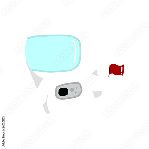 white astronaut