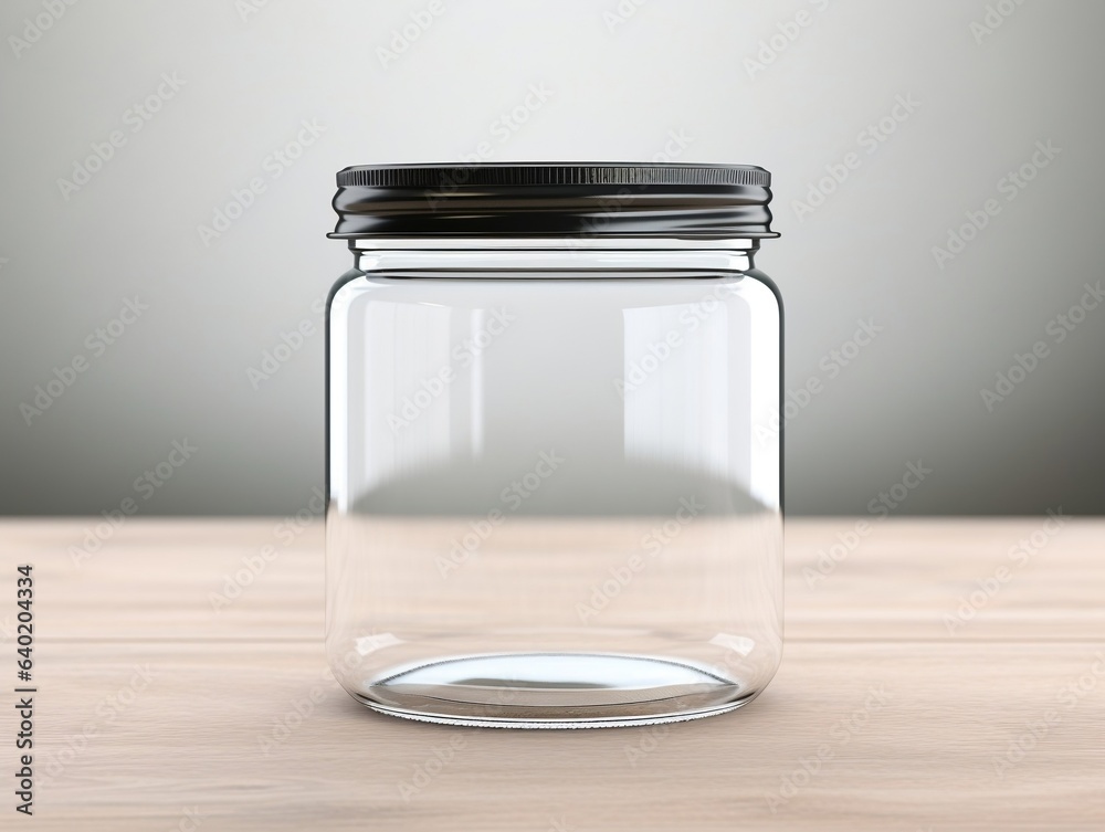 Jar Mockup with isolated background generative ai Jar Mockup with isolated background generative ai