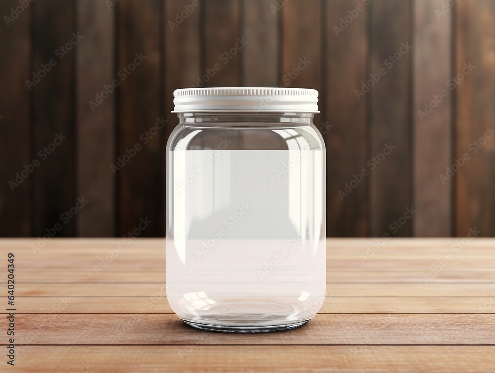 Jar Mockup with isolated background generative ai Jar Mockup with isolated background generative ai