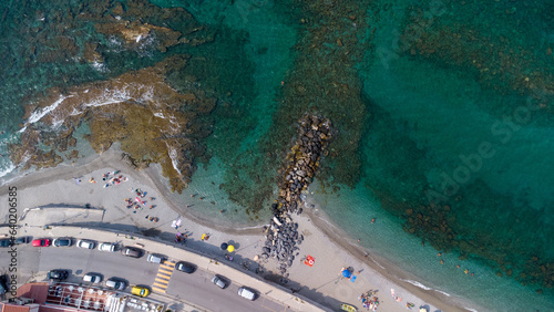 Lo scoglio di San Lucido in provincia di Cosenza Calabria Italia - Vista aerea
