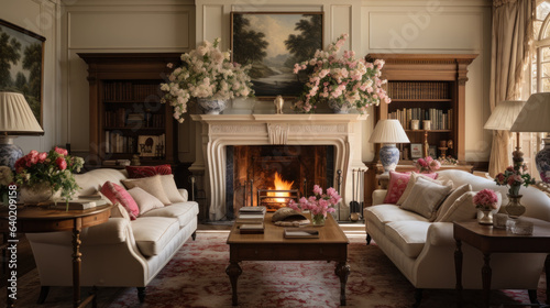 Traditional English living room