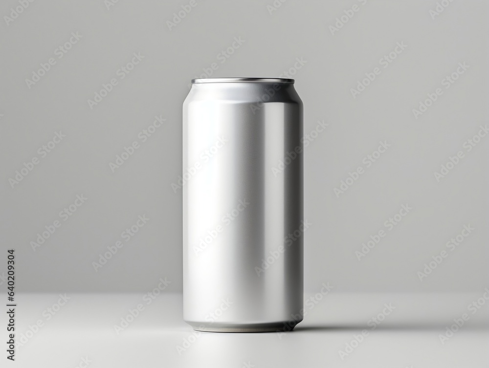 Soft drink can packaging mockup with isolated background generative ai Soft drink can packaging mockup with isolated background generative ai