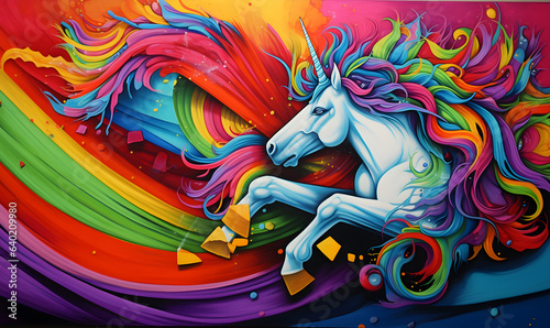 unicorn rainbow wallpaper