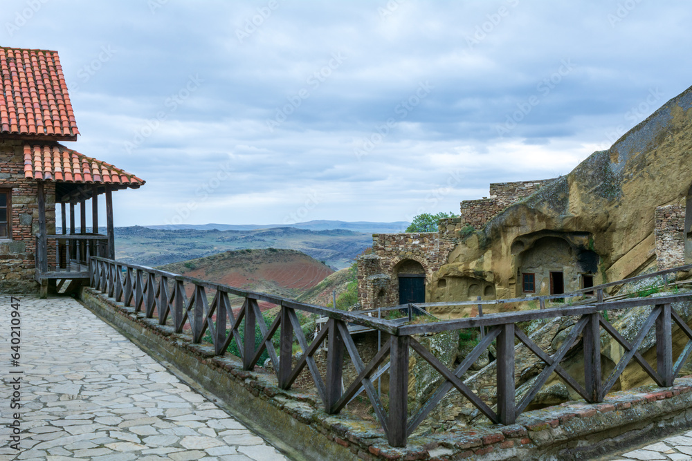 Historic Dawit Garedscha (also known as David Gareja) Monastery in Georgia