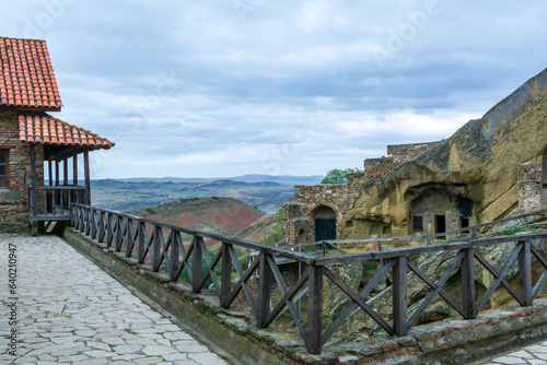 Obraz na płótnie Historic Dawit Garedscha (also known as David Gareja) Monastery in Georgia w salonie