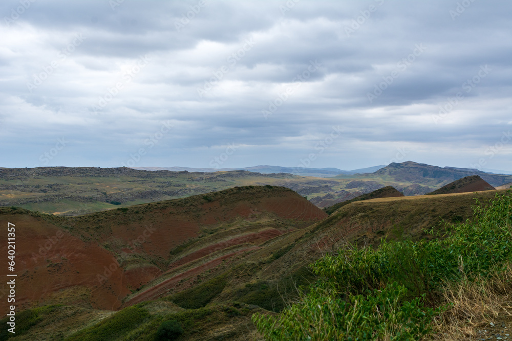 Surrounding hills at the Historic Dawit Garedscha (also known as David Gareja) Monastery in Georgia