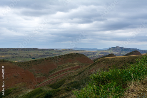 Obraz na płótnie Surrounding hills at the Historic Dawit Garedscha (also known as David Gareja) Monastery in Georgia w salonie