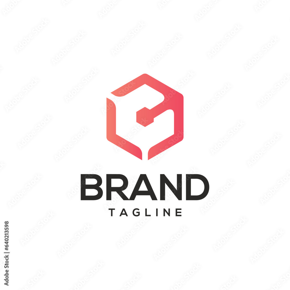Modern techy hexagon logo design for technology based business and industry. Modern techy hexagon logo design for technology based business and industry.