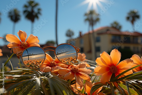 beautiful landscape of sunny california