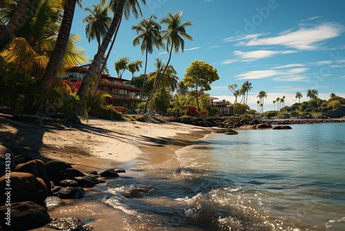 beautiful landscape of sunny california