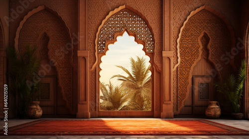 eastern arab arch photo, for background
