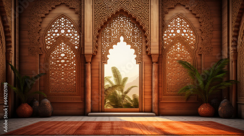 eastern arab arch photo, for background