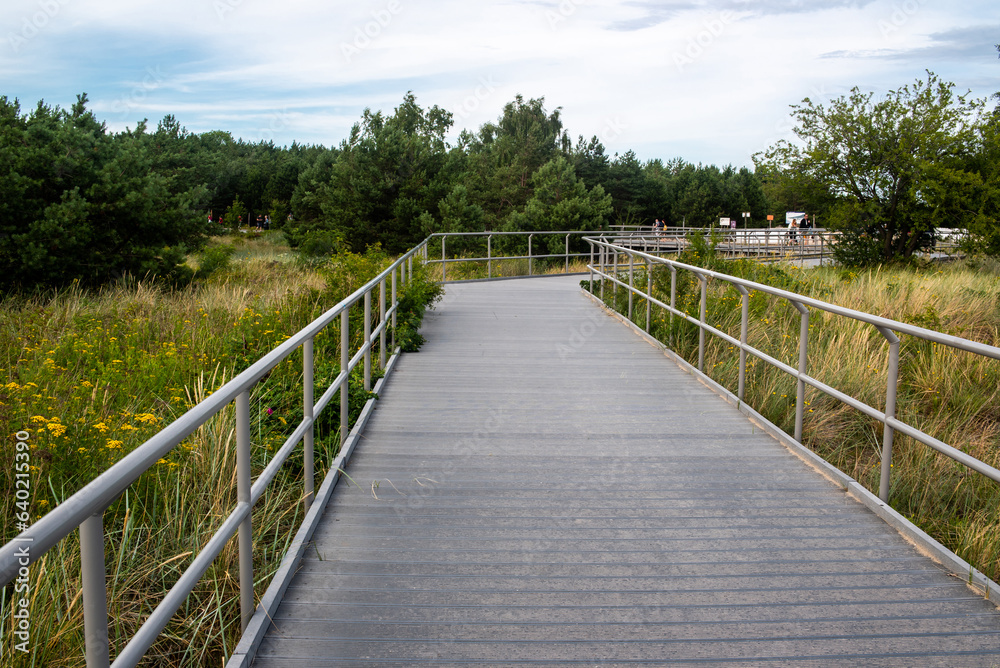 Ecological trail for walking on the Hel Spit. Ecological trail for walking on the Hel Spit.